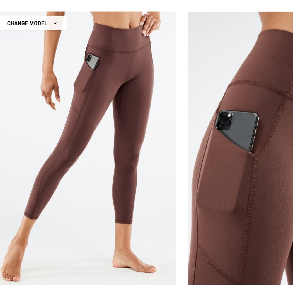Fabletics dark brown leggings - Size S - almost new
